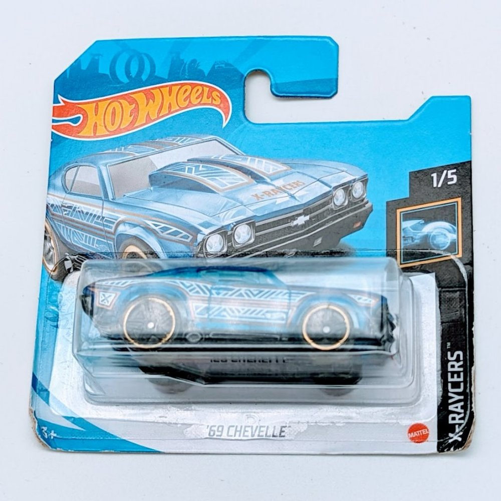 Hot Wheels Mattel Blue '69 Chevelle X-Raycers 1/5 #77/250 GM Official New Sealed
